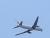 左旋回して福岡空港に着陸